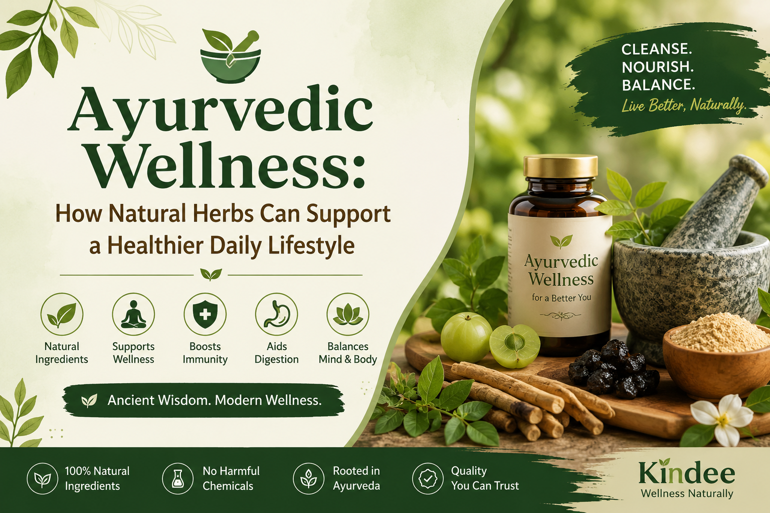 Ayurvedic Wellness: How Natural Herbs Can Support a Healthier Daily Lifestyle