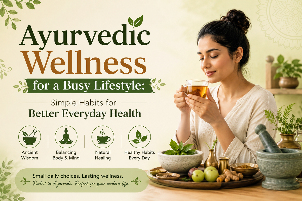 Ayurvedic Wellness for a Busy Lifestyle: Simple Habits for Better Everyday Health