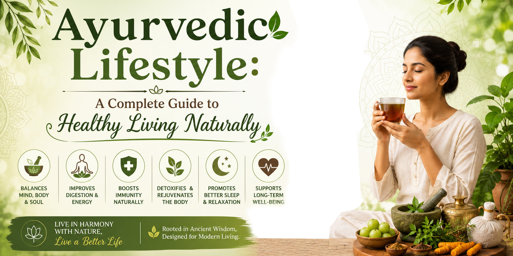Ayurvedic Lifestyle: A Complete Guide to Healthy Living Naturally