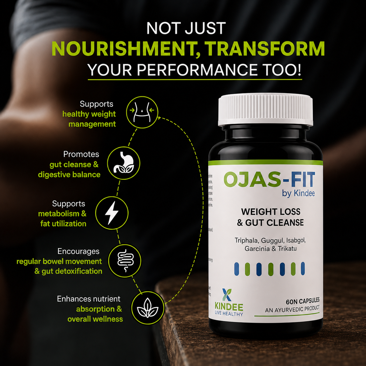 Ojas-Fit by Kindee — Ayurvedic Medicine for Weight Loss & Gut Wellness