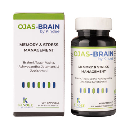 Ojas-Brain by Kindee — Ayurvedic Medicine for Stress, Anxiety & Cognitive Wellness