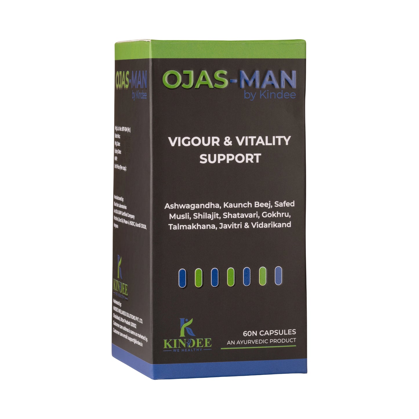 Ojas-Man by Kindee — Ayurvedic Sex Medicine for Male Sexual Wellness & Stamina Support