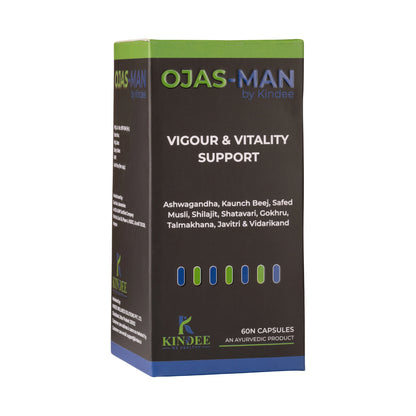 Ojas-Man by Kindee — Ayurvedic Sex Medicine for Male Sexual Wellness & Stamina Support